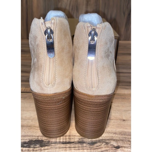 FISACE Womens Pointed Toe V‎ Cut Bootie, sz 6.5 - Picture 4 of 6